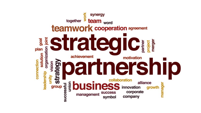 Strategic business partnership meeting